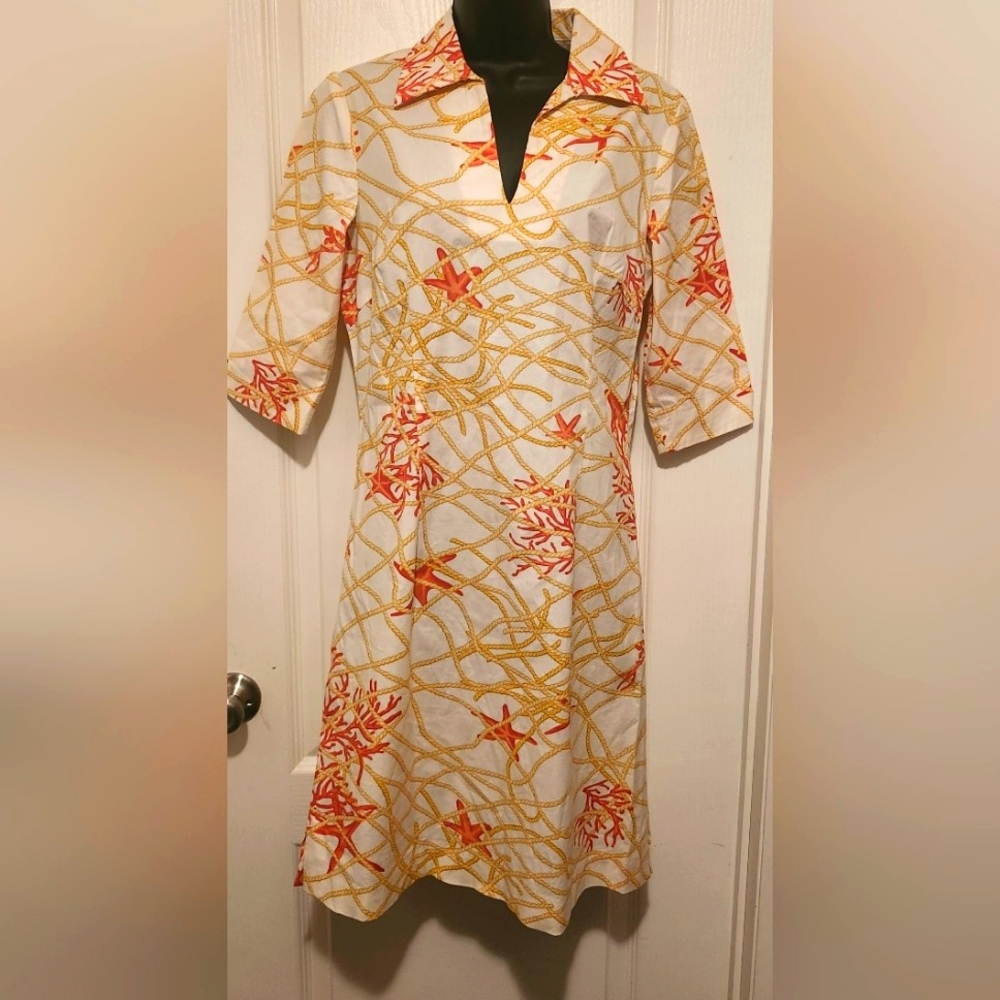J Mclaughlin mini pull on dress Size 6 EUC